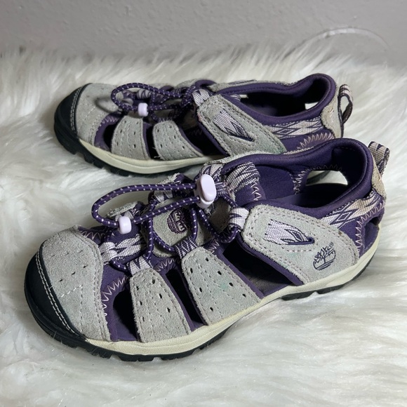 Timberland Earthkeepers Belknap Purple Sport Sandals Size 11 kids - Picture 3 of 8